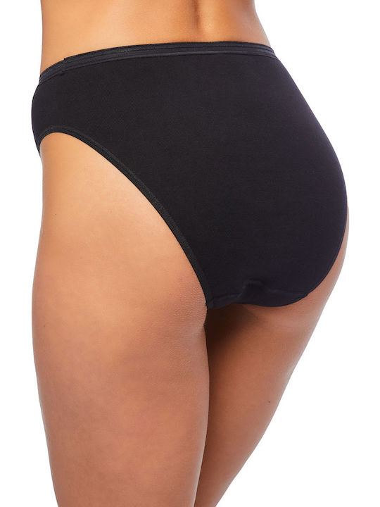Βαμβακερά Women's Slip 2Pack Black