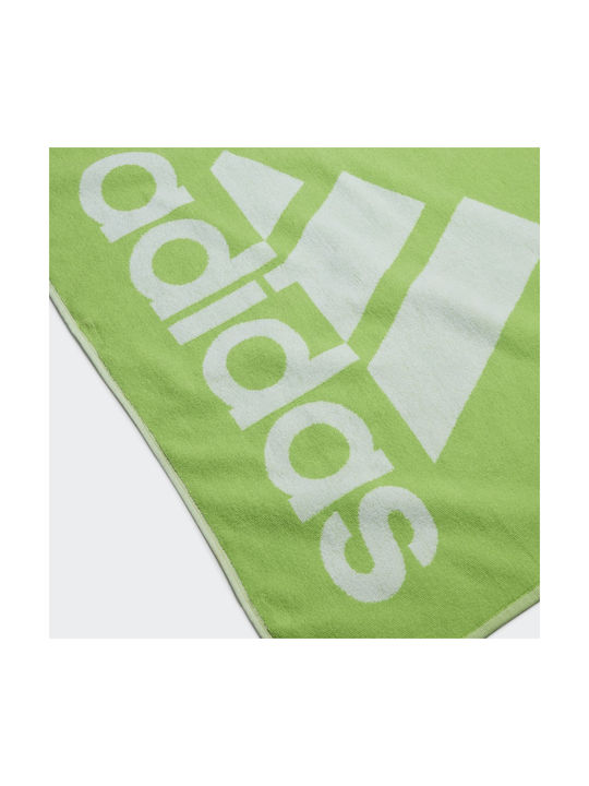 adidas Prosop De Sală 100% Bumbac Verde 70x140cm