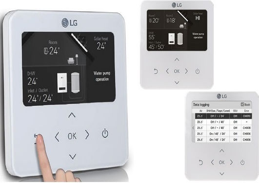 LG Pompa de căldură 16kW Cu o singură fază 65°C Monoblock