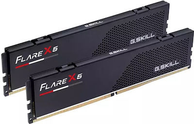 G.Skill Flare X5 96GB DDR5 RAM cu 2 module (2x48GB) și Viteză 5600 pentru Desktop