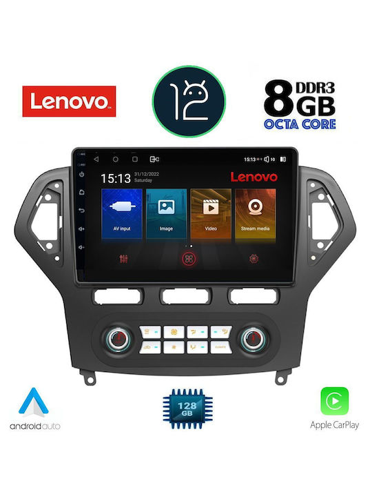 Lenovo Ηχοσύστημα Αυτοκινήτου για Ford Mondeo με Clima (Bluetooth/USB/WiFi/GPS) με Οθόνη Αφής 10.1"