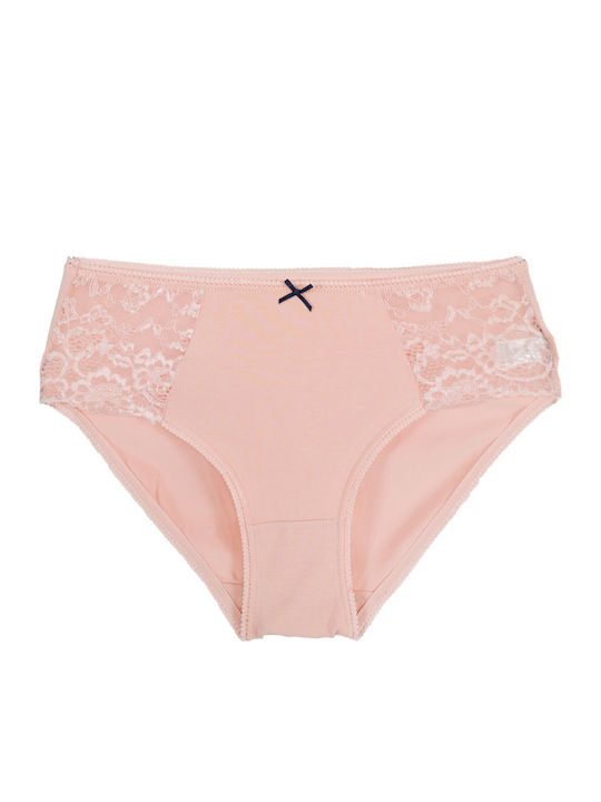 Selina Secret Γυναικεία Slip 3Pack με Δαντέλα