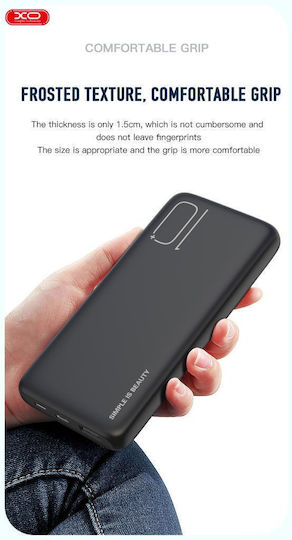 XO PR182 Power Bank 10000mAh with USB-A Port and USB-C Port Black