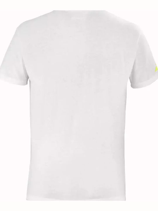 Babolat Exercise Message Tee 4MS22445-1056 Ανδρική Μπλούζα Λευκή