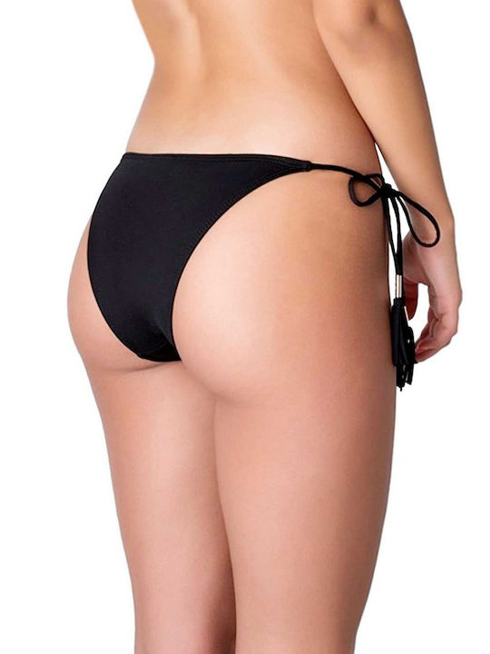 Bluepoint Bikini Slip with Ties Black