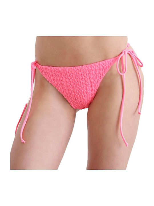 Bikini Inferioare cu Dantelă Fuchsia