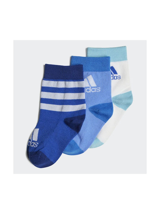 Adidas Αθλητικές Παιδικές Κάλτσες Μακριές Graphic Πολύχρωμες 3 Ζευγάρια