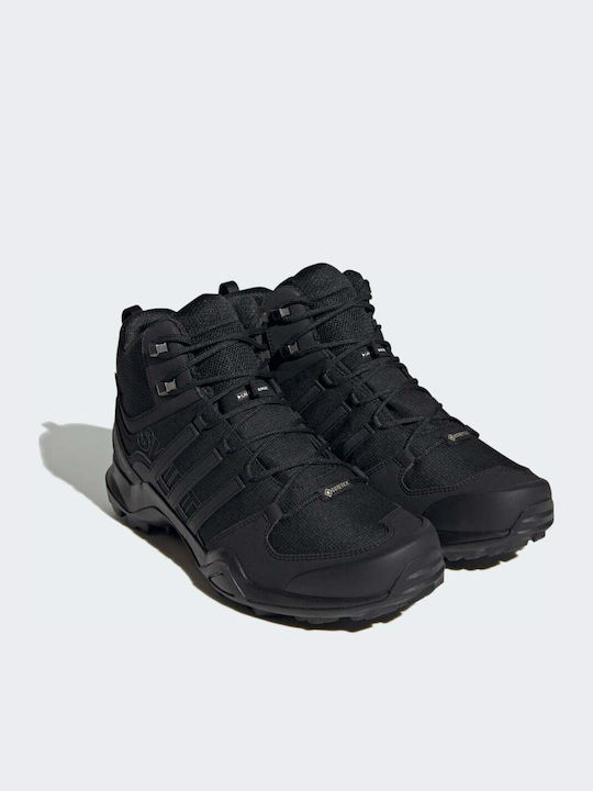 adidas Terrex Swift R2 Mid Мъжки Планински Боти Водоустойчиви с Мембрана Gore-Tex Черни