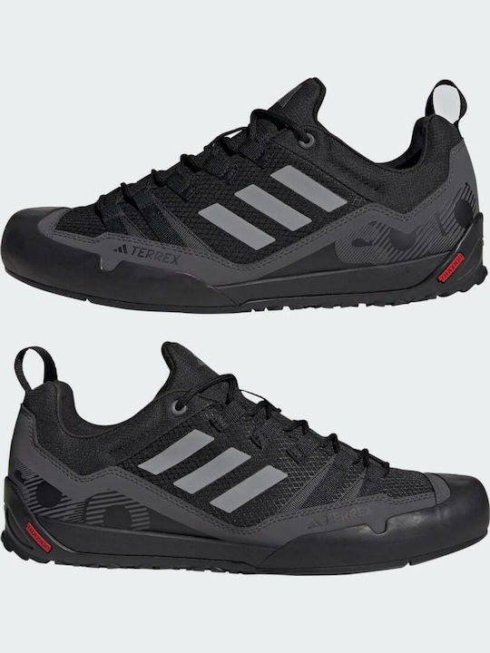 adidas Terrex Swift Solo 2.0 Men's Hiking Shoes Waterproof With Gore-Tex Membrane Black