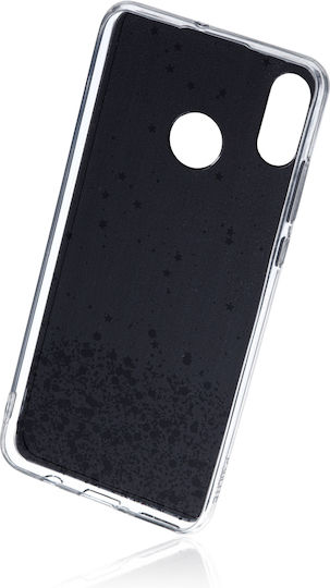 Naxius Glitter Back Cover Silicon Negru (Honor 8A)