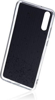 Naxius Glitter Back Cover Σιλικόνης Μαύρο (Huawei P20)