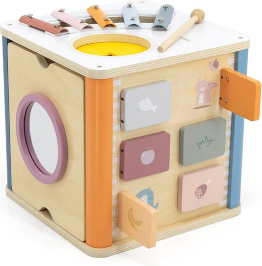 Viga Toys Activity Cube Activity Cube made of Wood for 12++ Months