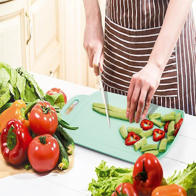 Viosarp Rectangular Plastic Chopping Board Pink 34.5x22cm