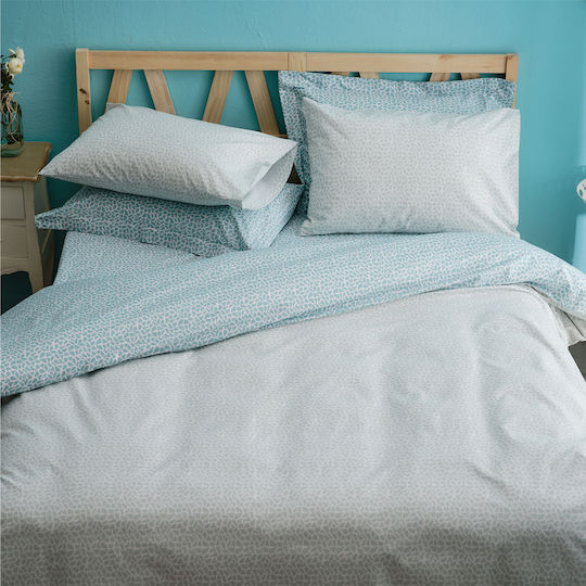 Charalambidis Textiles Плик за Завивка Единичен 160x240 Мозайка Тюркоазен