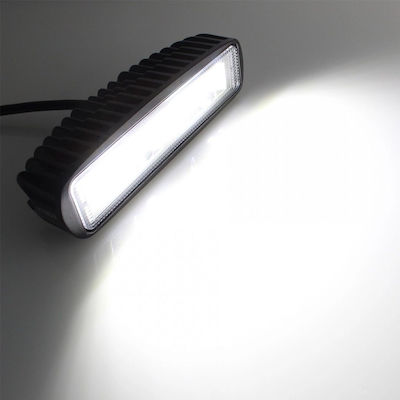 Factory Rezistent la apă Faruri pentru Autoturisme în formă de Bară LED 12V 54W 10cm cu Iluminare Alb 1buc