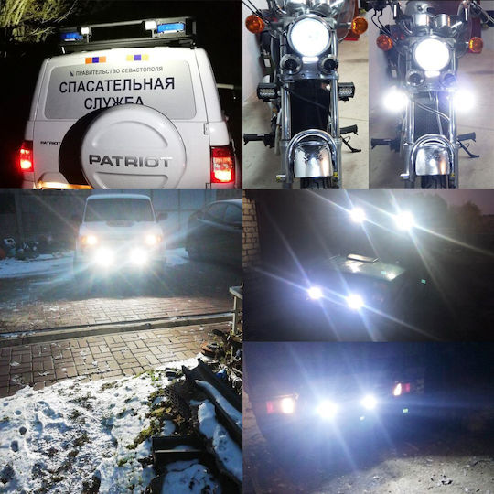 Factory Waterproof Headlights Car in Bar Shape LED 12V 24W 11cm with White Lighting 1pcs