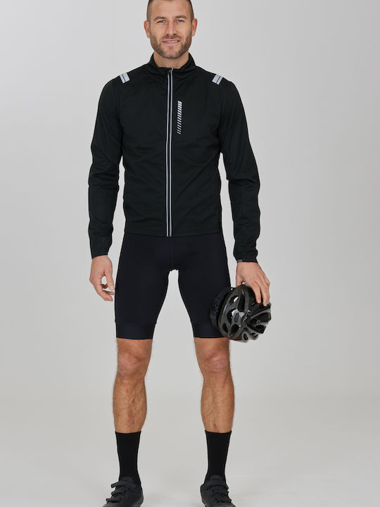 Endurance Windproof Justine M Hyperstretch Cycling Jacket - 1001 Black