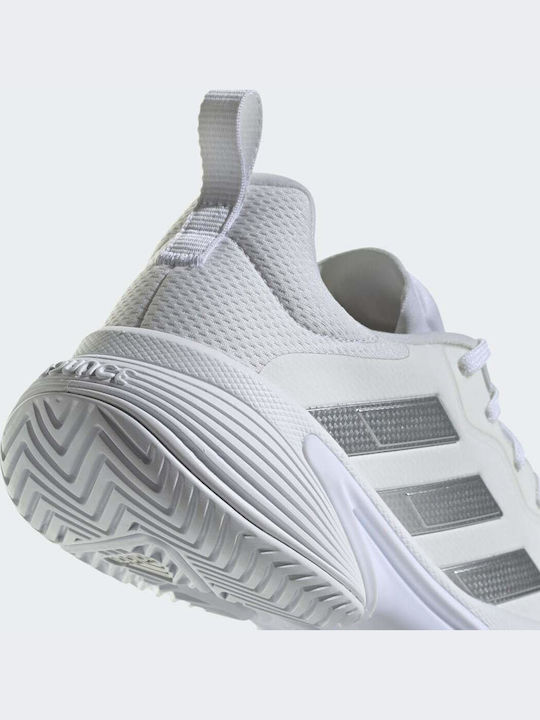 adidas Barricade Γυναικεία Παπούτσια Τένις για Σκληρά Γήπεδα Λευκά