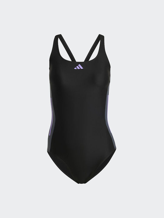 adidas Athletic One-Piece Swimsuit Black / Carbon