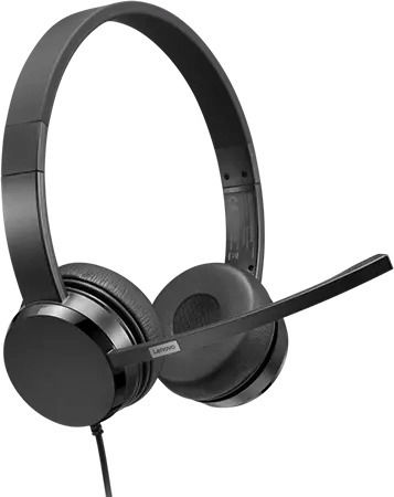 Lenovo Headset Lenovo USBA Stereo OnEar On Ear Multimedia Ακουστικά με μικρόφωνο και σύνδεση USB-A