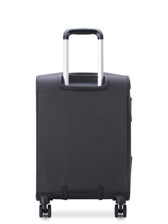 Delsey Rami Kabinenreisekoffer Weichschalen Gray mit 4 Räder Höhe 55cm 346880101