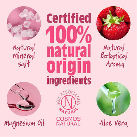Salt of the Earth Sweet Strawberry Refillable Φυσικό Αποσμητικό σε Roll-On Χωρίς Αλουμίνιο 75ml