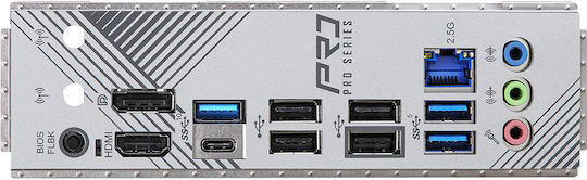 ASRock B650M Pro RS Motherboard Micro ATX με AMD AM5 Socket 90-MXBLP0-A0UAYZ