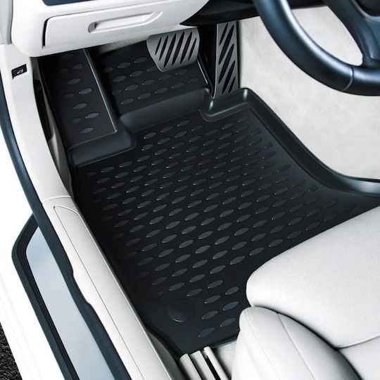 Novline Set of Front and Rear Mats 4pcs Tray Type for Seat Alhambra 2017+ Black