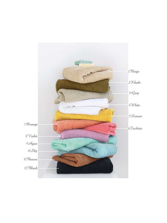 Palamaiki Facecloth Roke 50x90cm Turquoise Weight 600gr/m²