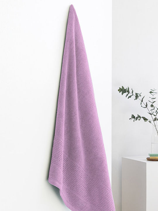 Palamaiki 3pc Bath Towel Set Roke Violet Weight 600gr/m²