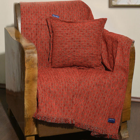 Nautica Sofa Throw 180x250cm Red