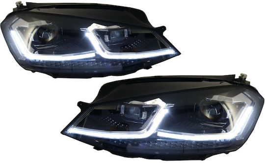 Carner Lumini frontale Lumini LED pentru Volkswagen Magazin online de golf VII 2012-2017 2buc