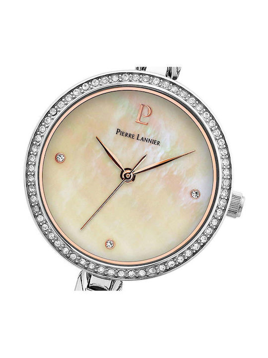 Pierre Lannier Watch with Silver Metal Bracelet