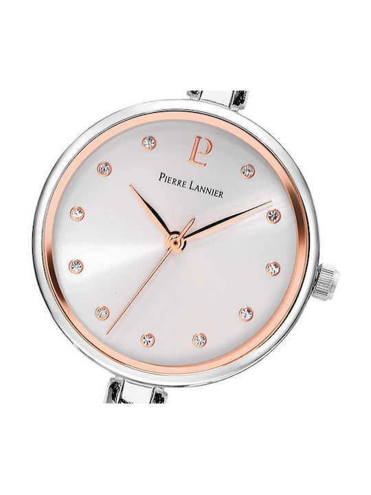 Pierre Lannier Watch with Silver Metal Bracelet