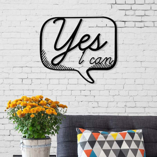 Megapap από Μέταλλο Yes Μαύρο 49x3x42cm Megapap από Μέταλλο Yes Μαύρο 49x3x42cm