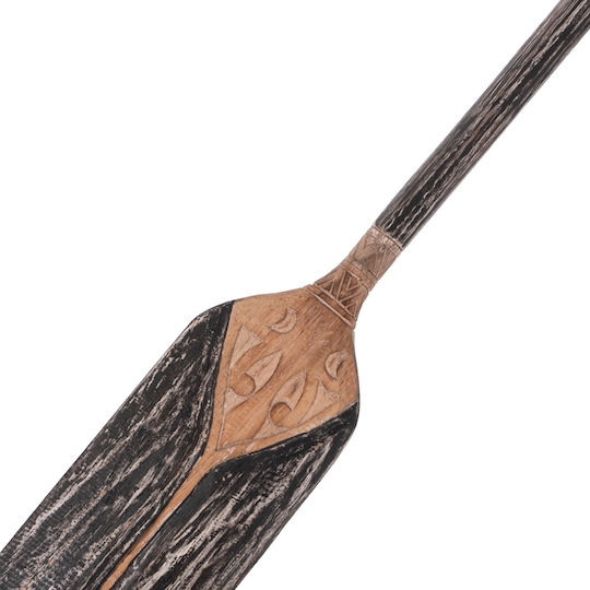 HomeMarkt Hanging Decorative made of Wooden Massif Black 100cm 1pcs