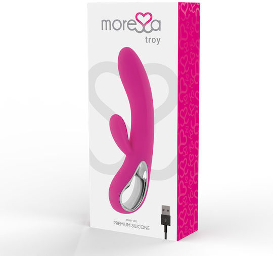 Amoressa Troy Premium Vibrator Kaninchen 20cm Pink