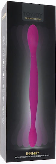 ToyJoy Infinity Double Dildo Dublu Vibrator 37cm Violet