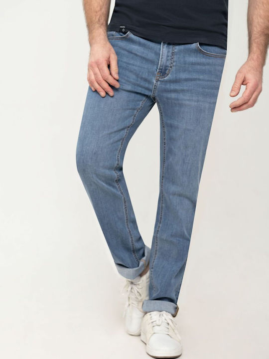 Volcano D‑LEON 45 Men's Straight Leg Jeans - Light Blue