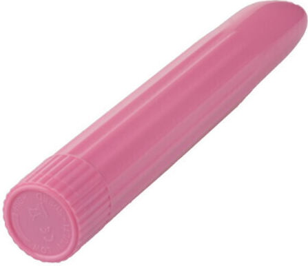 Dream Toys Classic Lady Finger Ribbed Classic Vibrator 16cm Pink