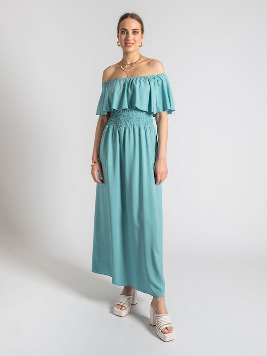 InShoes Summer Maxi Dress Turquoise