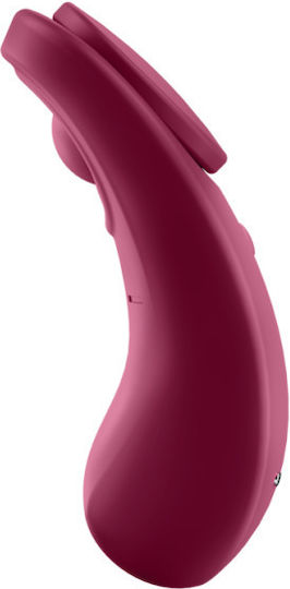 Satisfyer Sexy Secret Panty Vibrator Клитор Вибратор с Дистанционно Управление 8.2см Червен