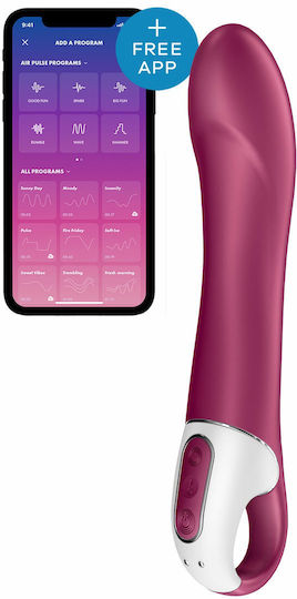 Satisfyer Big Heat Вибратор G-Spot 22.4см Лилав