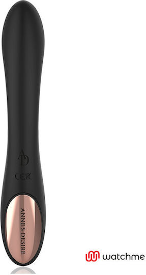 Dream Love Anne's Desire Curve G-Spot Wirless Watchme Δονητής G-Spot με Απομακρυσμένο Έλεγχο 23cm Black/Gold