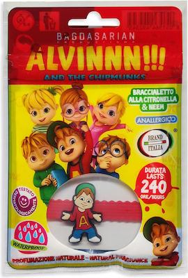 Brand Italia Insect Repellent Band Red Alvin for Kids BR143-20