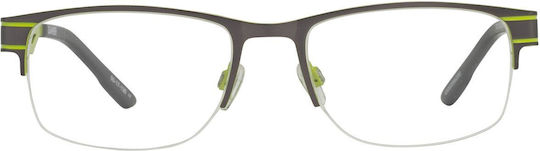 Quiksilver Men's Metal Green Prescription Eyeglass Frame EQYEG03052-AYEL
