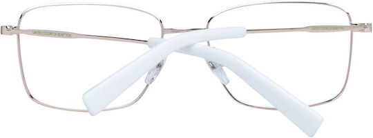 Benetton Metallisch Brillenrahmen Gold BEO3029 400