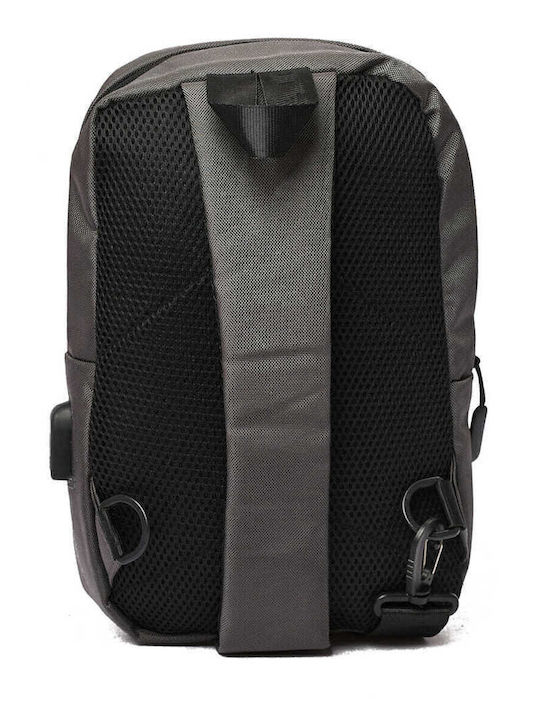 Herrentasche Schulter / Crossbody Gray
