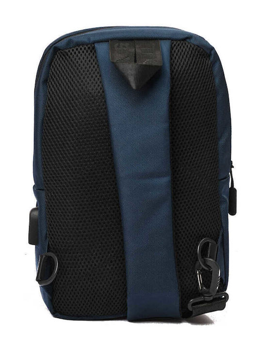 Herrentasche Schulter / Crossbody Blau