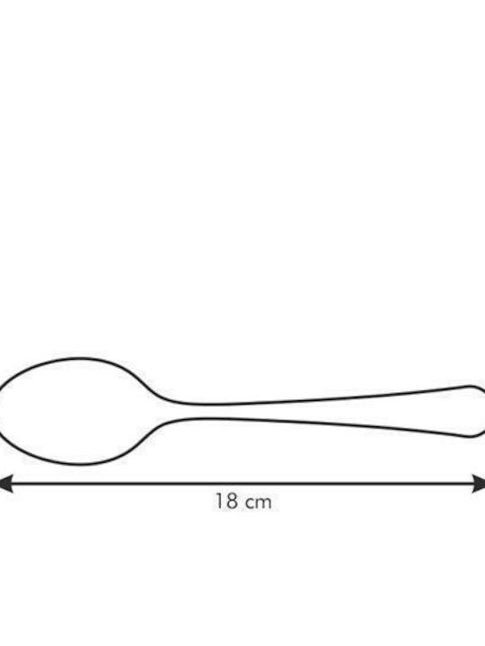 Tescoma Classic Σετ Κουτάλια Γλυκού/Παγωτού Ανοξείδωτα Ασημί 18cm 391432 3τμχ